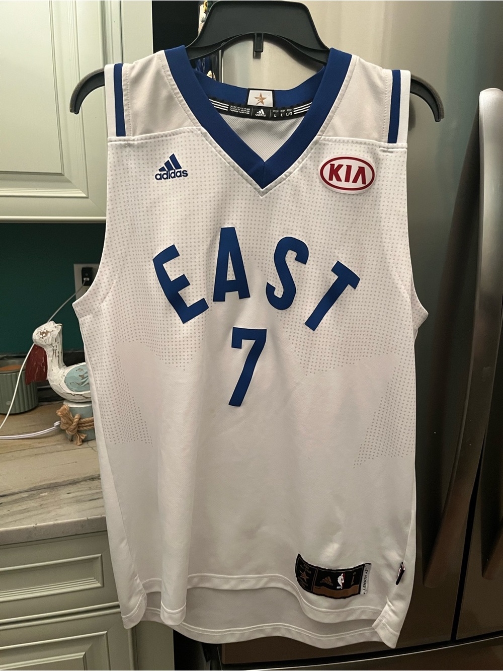 Adidas 2016 Kyle Lowry Eastern Conference All Star game jersey sz large